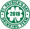 Irish drinking team 2018