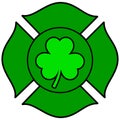 Irish Firefighter Maltese Cross