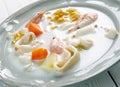 Irish fish chowder Royalty Free Stock Photo