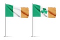 Irish Flag with clover