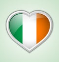 Irish heart icon