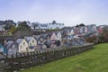 Irish houses in Cobh, County Cork, Ireland.