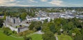 Irish Landmark Cahir Castle Ireland amazing aerial drone Royalty Free Stock Photo