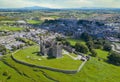 Irish Landmark Rock of Cashel king Ireland amazing aerial drone Royalty Free Stock Photo