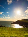 Irish landscape. Coastline atlantic ocean coast scenery.