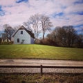 Irish landscape - country house in nature