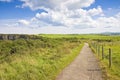 Irish landscape with footpath Northern Ireland - United Kingdom