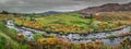 Irish landscape panorama