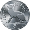 Irish money Pre-decimal silver Threepence coin