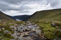 Irish mountain landscape stock images