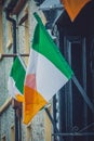 Irish national flag Royalty Free Stock Photo