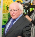 Irish President Michael D Higgins Royalty Free Stock Photo