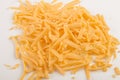 Irish red cheddar grated cheese with reduced fat