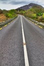 Irish road at mountains Royalty Free Stock Photo