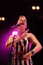 Irish rockabilly singer Imelda May during his show in Cruilla Barcelona Festival, July 12, 2014 Royalty Free Stock Photo