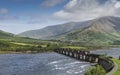 Irish rural landscape near the village of Cahersiveen in southern Ireland. Royalty Free Stock Photo