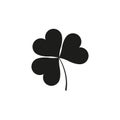 Irish Shamrock icon. Simple vector illustration Royalty Free Stock Photo