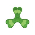 Irish spinner clover shamrock. Hand toy for Ireland. Green Clove