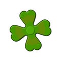 Irish spinner clover shamrock. Hand toy for Ireland. Green Clove