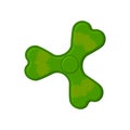 Irish spinner clover shamrock. Hand toy for Ireland. Green Clove