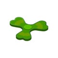 Irish spinner clover shamrock. Hand toy for Ireland. Green Clove