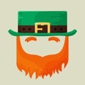 Irish St. Patricks Day leprechaun icon