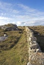 Irish stonewall Royalty Free Stock Photo