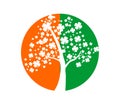Irish symbols Royalty Free Stock Photo