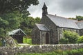 Irish traditional brick house. Northern Ireland. Royalty Free Stock Photo