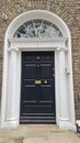 Irish unique colourful doors. Symbol of Dublin,Ireland