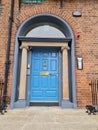 Irish unique colourful doors. Symbol of Dublin,Ireland