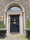 Irish unique doors. Symbol of Dublin