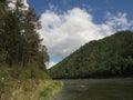 Irkut river, Sayan mountains, Siberia, Russia, Siberian landscapes