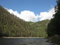 Irkut river, Sayan mountains, Siberia, Russia, Siberian landscapes