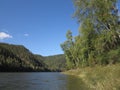 Irkut river, Sayan mountains, Siberia, Russia, Siberian landscapes