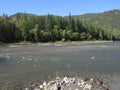 Irkut river, Sayan mountains, Siberia, Russia, Siberian landscapes