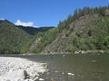 Irkut river, Sayan mountains, Siberia, Russia, Siberian landscapes