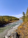 Irkut river. Siberia