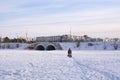 IRKUTSK, RUSSIA - JANUARY 21, 2023: Urban landscapes of Irkutsk.