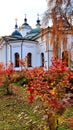 Irkutsk, Russia - October 6, 2023. Church in honor of the Entry of the Lord into Jerusalem