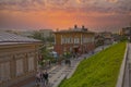 Irkutsk, Russia.Urban landscape with ancient architecture