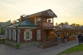 Irkutsk, Russia.Urban landscape with ancient architecture