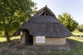 Iron age house at the Archeological park in Szazhalombatta, Hungary