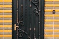 Iron beautiful wrought iron the door