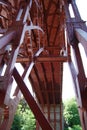 Iron bridge at Ironbridge, Shropshire, England Royalty Free Stock Photo