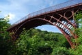 Iron bridge at Ironbridge, Shropshire, England Royalty Free Stock Photo