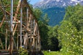 Iron Bridge Alaska Royalty Free Stock Photo