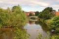 iron bridge over river Tyne, Haddington