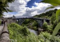 Iron bridge. Royalty Free Stock Photo