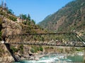 Iron bridge in Rudraprayag